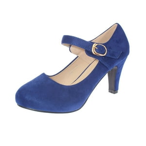 Vía Franca - Zapato Taco Azul Heriel