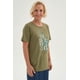 thumbnail image 2 of Polera Mujer Print Posicional Verde Militar, 2 of 4