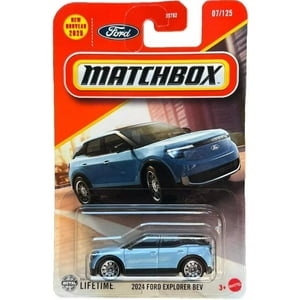 Mattel - Caja De Fósforos Para Ford Explorer Bev 2024, Escala 1:64, Azul