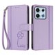thumbnail image 3 of Funda Cartera Trébol para PT33-MOTO Edge 70 Max 5G con Ranuras Tarjetas y Carga Inalámbrica Morado claro, 3 of 6