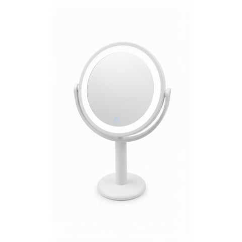 Tecnofonia - Espejo Para Maquillaje Cosmetico 20 Luces Led Rota 360