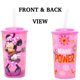 thumbnail image 2 of Juego de vasos para sorber de Disney Minnie Mouse, paquete de 6, con pegatinas y colgador de puerta, 2 of 2