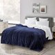 thumbnail image 3 of Manta IR Imperial Rooms 152x203 cm Navy (azul marino) Sherpa Fleece, 3 of 9