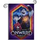 thumbnail image 1 of Onward-bandera de jardín temática. Regalo perfecto para fans, amigos y familiares, ideal para actividades al aire libre y decoración de fiestas.28CM*45CM, 1 of 5