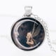 thumbnail image 1 of Cute Gem Angel Pendant Necklace & Drop Earrings - A Stylish Accessory for the Little Girl in You!, 1 of 4