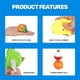 thumbnail image 3 of Juguetes de baño magnéticos para niños pequeños, juego de piscina de pesca para niños, juego de 2 cañas de pescar, 8 animales marinos de goma y red, juguetes acuáticos con bolsa organizadora de malla, 3 of 7