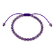 thumbnail image 1 of Pulsera piedra amatista natural ajustable protección, 1 of 3