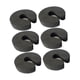 thumbnail image 5 of 6 protectores de puerta para evitar que los niños o las mascotas se queden encerrados en las habitaciones. Ligeros y portátiles para niños. Protección Negro 15MM, 5 of 5