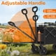 thumbnail image 4 of Carro plegable COZEER de alta resistencia, capacidad de 163 kg, 4 of 8