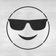thumbnail image 4 of Plantilla de esténcil de emoji con lentes de sol y sonrisa - Compra plantillas de esténcil, plantill, 4 of 4