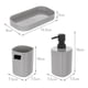 thumbnail image 2 of Set Juego De Baño 3 Pieza Jabon Dispensador Cepillo Plastic gris, 2 of 3