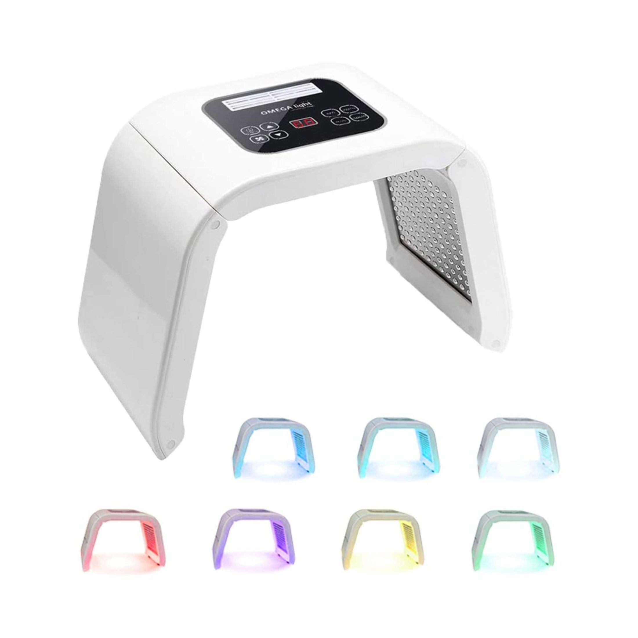 Genérico - Cabina Fotodinámica Luz Led 7 Colores Máscara Led – Original