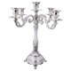 thumbnail image 2 of Candelabro Banquete De Boda Candelabro Retro Decoración De Mesa 5 Brazos Plata, 2 of 5