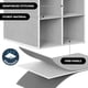 thumbnail image 4 of Organizador de zapatos Simple Houseware con 20 compartimentos, estantes grises, 4 of 7