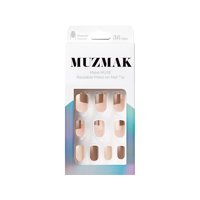 Muzmak - - Uñas Press On Cream Latte Regular Square 36 U.