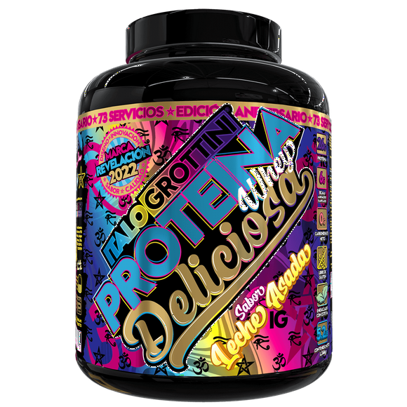 Proteína Whey Deliciosa 5,2 Libras 73 Servicios Leche Asada -