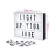 thumbnail image 1 of Lampara Decorativa LED 36x18cm 120 Letras Cinema Lightbox, 1 of 5