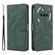 thumbnail image 1 of Funda tipo cartera con tapa para Nothing Phone 3A con tarjetero, soporte y cubierta magnética Verde, 1 of 5
