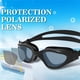 thumbnail image 3 of Gafas de natación, gafas de natación anti-niebla para adultos hombres mujeres adultos adolescentes (17,5 * 4,6 cm, negro), 3 of 3