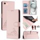 thumbnail image 5 of Funda tipo cartera FOXDOCK para iPhone 8/7/6 con soporte, ranuras, RFID, diseño de gato, 5 of 5