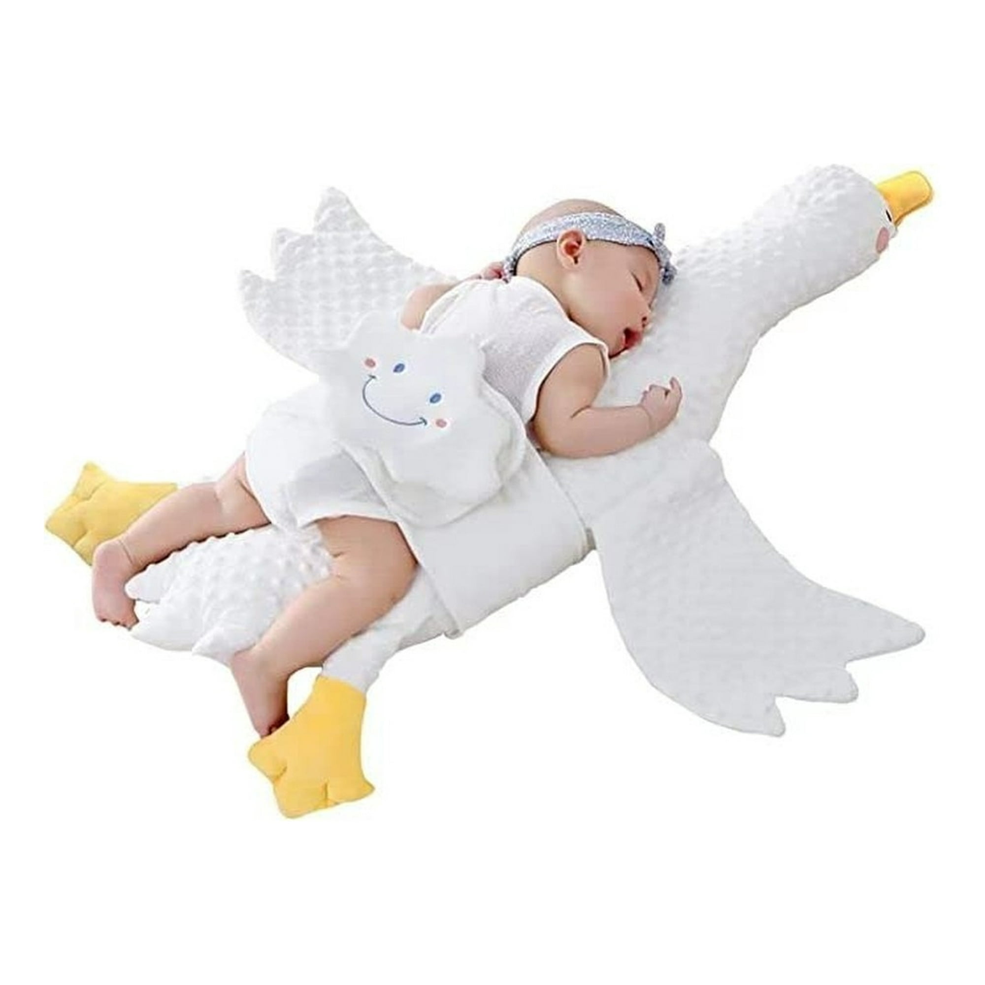 Genérico - Almohada Forma Ganso Relaja Calma Suave Bebe Lau