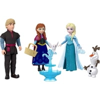 Mattel Frozen Set De 4 Muñecas Pequeñas Con Accesorios