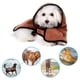 thumbnail image 4 of Albornoz para perros, suave, súper absorbente, de microfibra de lujo, con capucha y cinturón para perros grandes, medianos y pequeños., 4 of 8