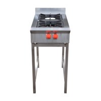 Ventus - Anafe 2 Quemadores Inox Glp