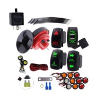 Magideal - Kit De Señales De Giro Para Vehículos Todo Terreno Y Utv, Resistente Al Óxido, De Repuesto Para Carros De Golf Utv Atv