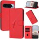 thumbnail image 1 of Funda Cartera Fibra de Carbono para Google Pixel 9 Pro XL con Soporte y Cierre Magnético Rojo, 1 of 6