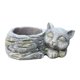 thumbnail image 1 of Maceta Para Flores De Balcón, Macetero Con Forma De Gato Durmiente Para Decoración De Escritorio De Oficina En Casa, Versátil A La Izquierda, 1 of 5