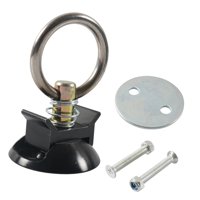 Magideal - Kit De Punto De Anclaje De Redondo, Accesorios De Kit De Montaje Con Pernos, Fácil De Instalar Para Camión, De Nieve, Rv, Cortacésped, Cam , Negro