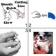 thumbnail image 4 of Protectores de uñas para perro Pretty Claws, 60 piezas, adhesivos, dorado 24 quilates, talla grande, 4 of 4