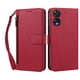 thumbnail image 1 of Funda Tipo Billetera para TCL 505 con Soporte y Bolsillo con Cierre Rojo, 1 of 1