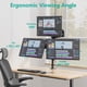 thumbnail image 3 of Soporte triple para monitor WALI GSDM003XL para pantallas de 13 a 32 pulgadas, 3 of 6