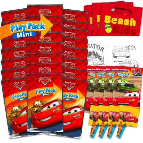 Set De Regalos Para Fiestas Disney Cars Mini Con 24 Minicars Para Niños