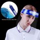 thumbnail image 3 of Protector facial ANDX Safety Clear antivaho para mujeres y hombres, 10 unidades, 3 of 8