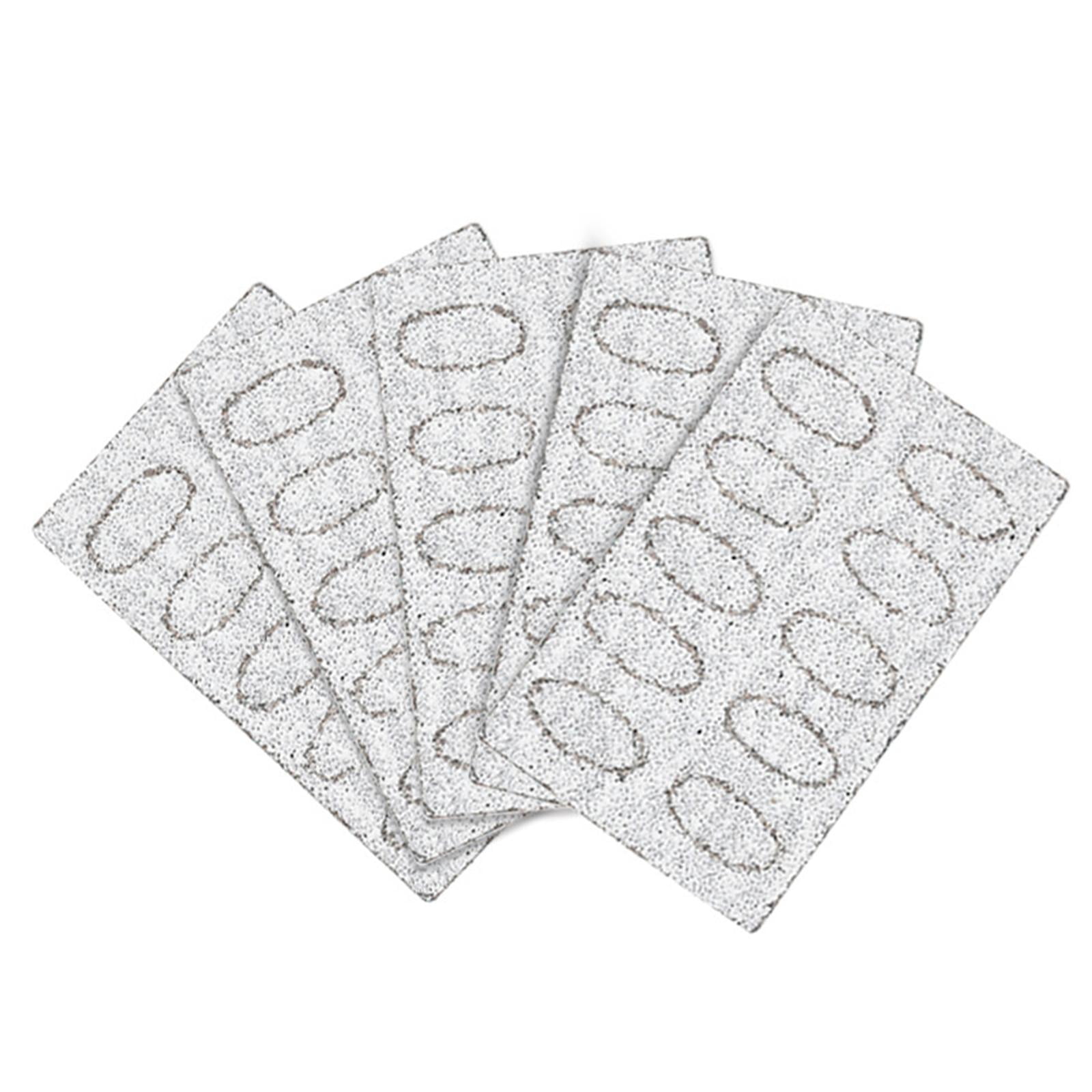 Magideal - 50 Piezas De Papel De Lija Autoadhesivo Para Empujar Uñas/papel De Lija Prepulido Para Decoración De Uñas/papel De Lija Prepulido Para Uñas/lima De Grano 100