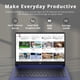 thumbnail image 3 of Laptop HP Stream 14" HD Intel Celeron N4120 4GB RAM 224GB, 3 of 9
