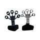 thumbnail image 2 of Fortalecedor De Agarre De Mano Ejercicio De Dedo De Silicona Para Deportes Musculares De Antebrazo Negro Y Gris, 2 of 5
