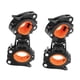 thumbnail image 4 of Soportes para linterna de bicicleta, abrazaderas de marco para faro delantero, soportes de abrazadera para antorcha multifunción para bicicletas de , Naranja, 4 of 5