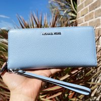 Cartera Michael Kors Continental Grande Jet Set Travel Light Sky