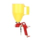 thumbnail image 3 of Pistola pulverizadora de aire con tolva de plástico de 3 l y 1/4 pulg. para pintar paredes, herramienta de decoración del hogar, 4/6/8 mm, 3 of 8