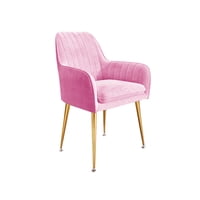 Genérico - Silla French Metal Leg B3021-2 - Rosado