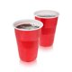 thumbnail image 4 of Vasos de fiesta desechables True Red de 16 onzas, juego de 24, 4 of 6