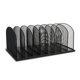 thumbnail image 1 of Organizador de escritorio Safco Onyx con 8 compartimentos verticales de malla de acero, 1 of 7