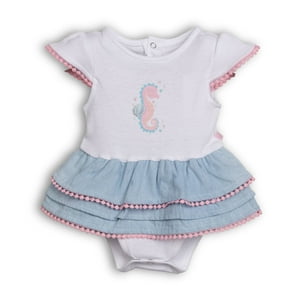 Mameluco Recién Nacido Niña Blanco Pillin