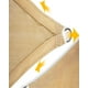 thumbnail image 2 of De Vela Triangular Equilátera 3 5m Lona Permeable Para Sombra Exterior, 2 of 6