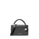 thumbnail image 1 of Bolso de mano Michael Kors Jana XS de sarga negra recubierta, 1 of 3