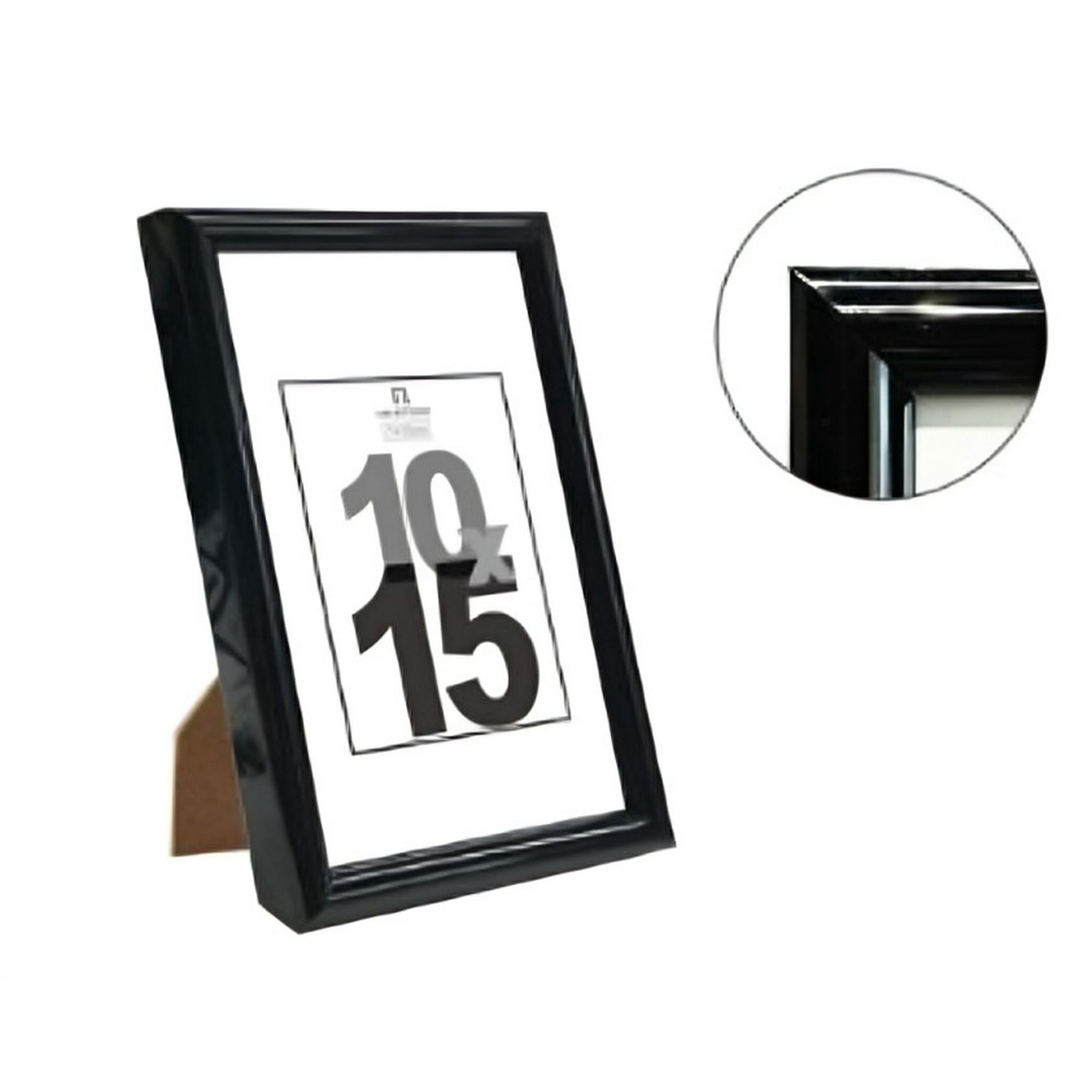 Genérico - Marco De Foto Negro 9x13 Cm